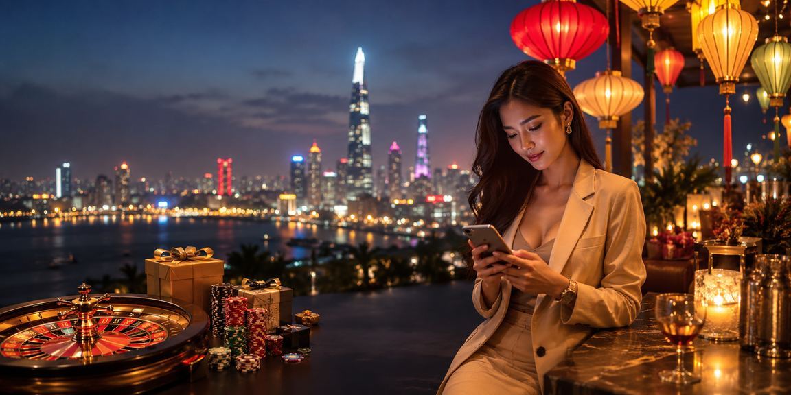 Người chơi tại TP Hồ Chí Minh thử vận may với trò chơi Roulette trong không khí sôi động